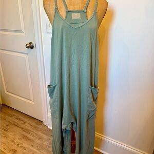 Free People Hot Shot Onsie Jumpsuit with Pockets Sz S